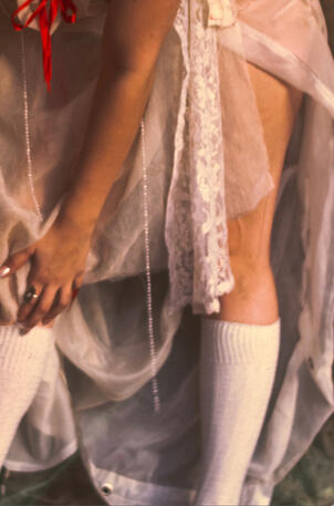 window wedding dress