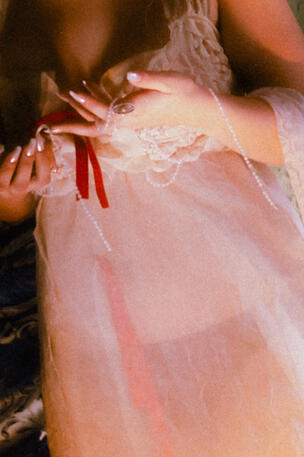 window wedding dress