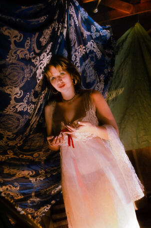 window wedding dress