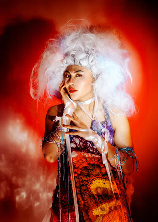 Caitrin CelleVega's micro-collection from Oklahoma Fashion Alliance 2025 - I SET MYSELF ON FIRE